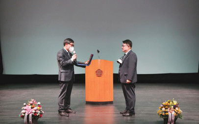 [제22회 김해야학 졸업식 ]- 교사십년근속, 졸업장외